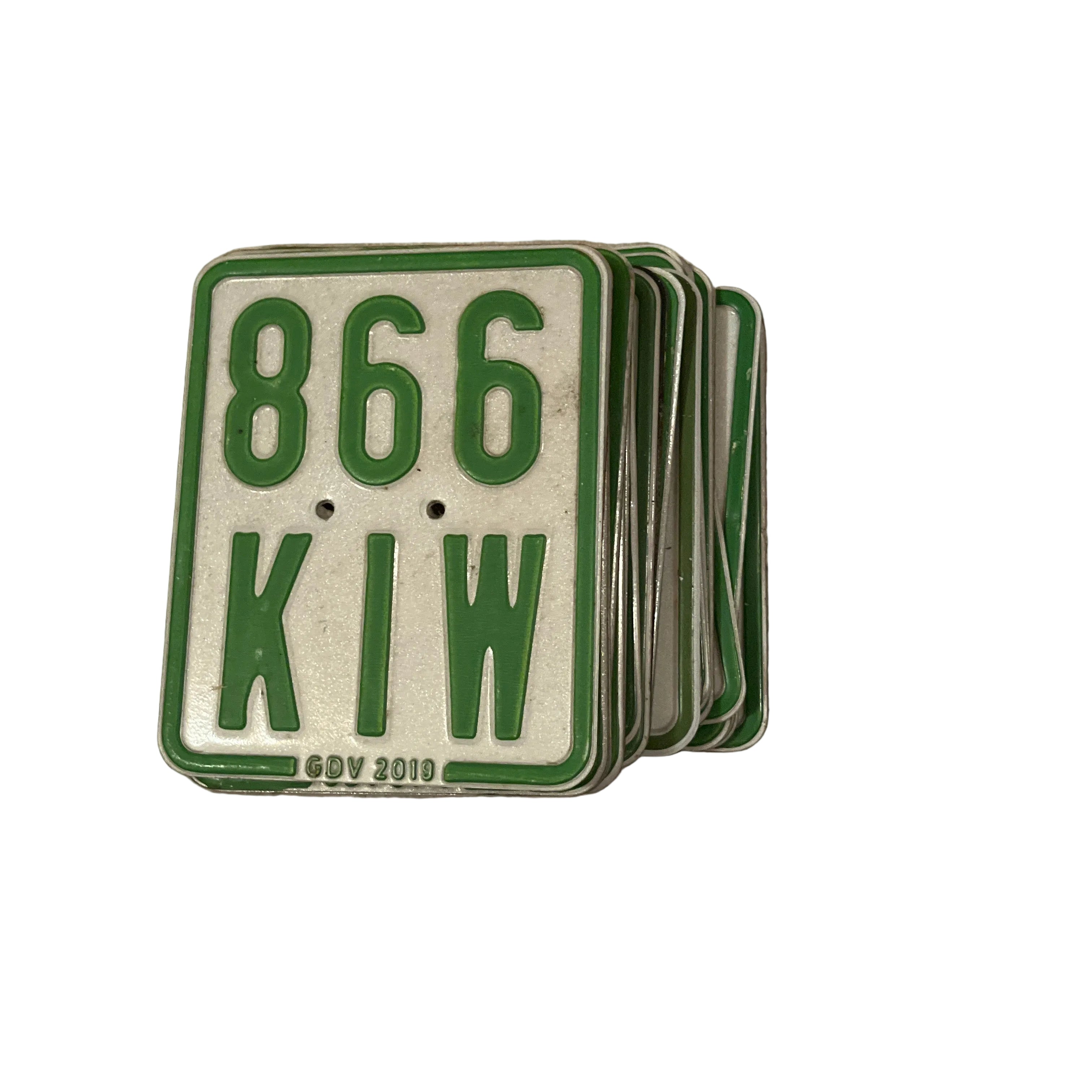 Kenzeichen Metal grün
