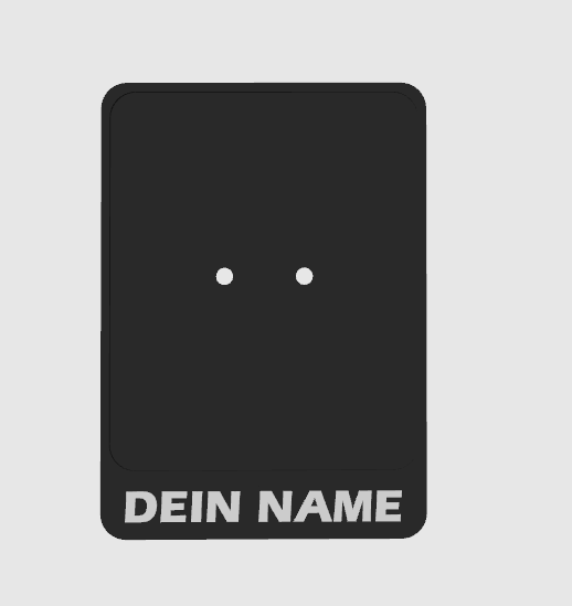 Kennzeichenhalter configurator